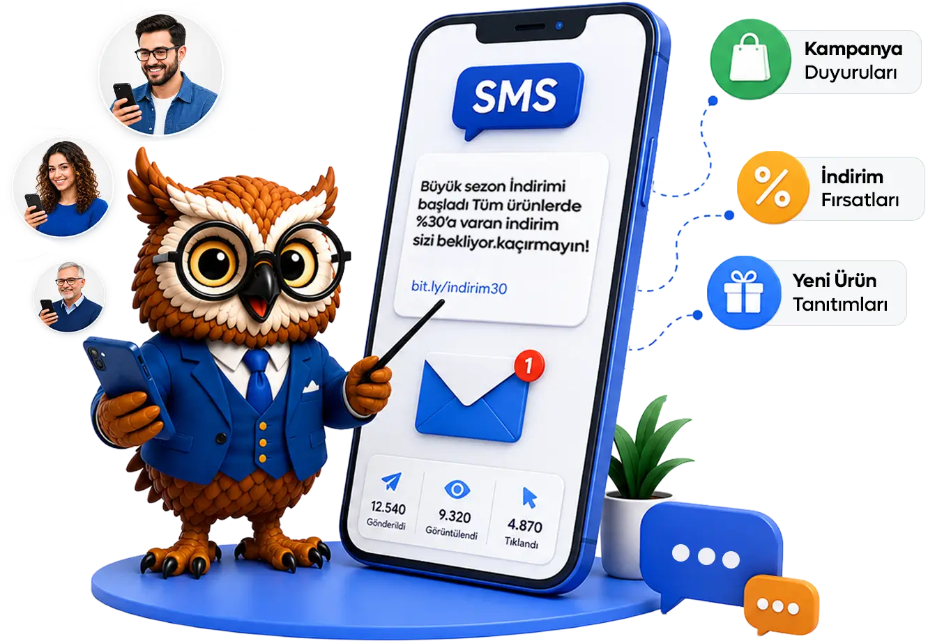 Connect Master toplu SMS gönderimi